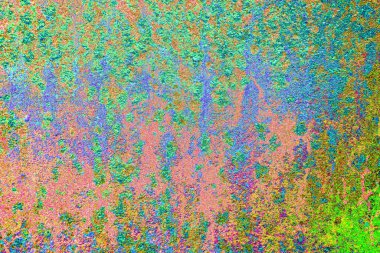 Çizik ve çatlaklarla metal doku