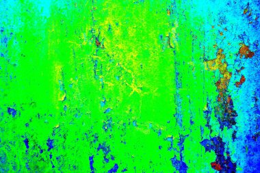 Çizik ve çatlaklarla metal doku