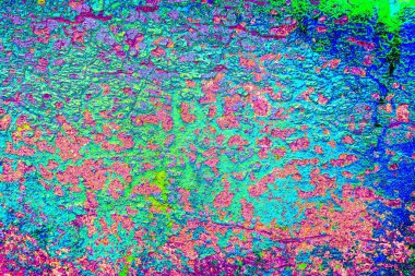 Çizik ve çatlaklarla metal doku