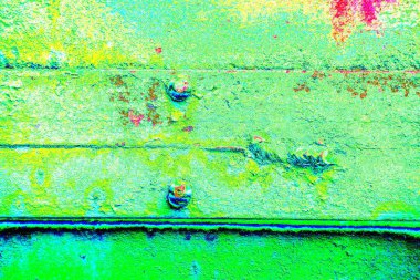 Çizik ve çatlaklarla metal doku