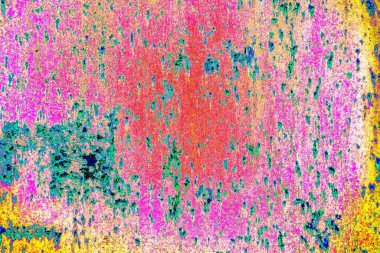 Çizik ve çatlaklarla metal doku