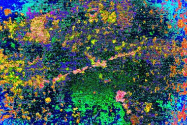 Karışık renklerin soyut suluboya paleti, renk karışımı, duvar kağıdını kopyala, soyut renkli doku arkaplanı