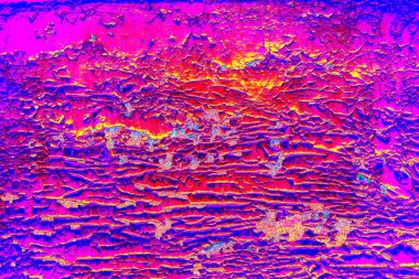 Duvar dokusu arkaplanı eski boyayla soyulmuş