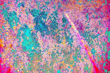 Dökülen boya paslı metal dokusu