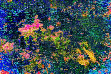 Karışık renklerin soyut suluboya paleti, renk karışımı, duvar kağıdını kopyala, soyut renkli doku arkaplanı