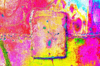 Çizik ve çatlaklarla metal doku