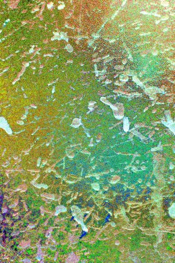 Çizik ve çatlaklarla metal doku