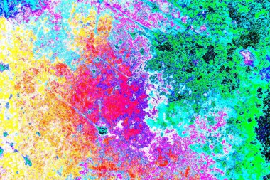 Çizik ve çatlaklarla metal doku