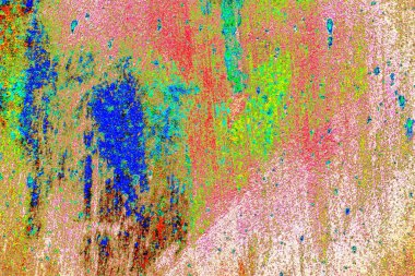 Çizik ve çatlaklarla metal doku