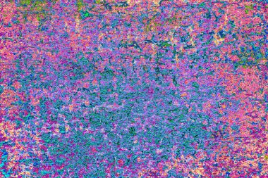 Çizik ve çatlaklarla metal doku