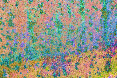 Çizik ve çatlaklarla metal doku