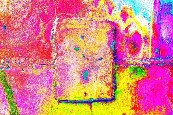 Çizik ve çatlaklarla metal doku