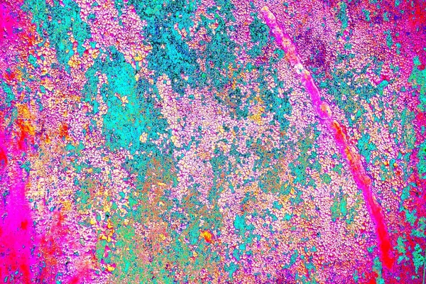 Dökülen boya paslı metal dokusu