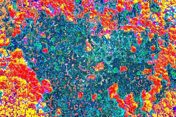 Dökülen boya paslı metal dokusu