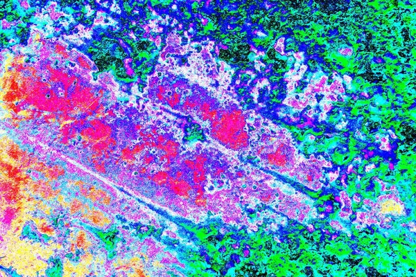 Çizik ve çatlaklarla metal doku