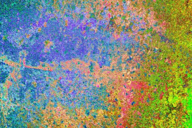 Çizik ve çatlaklarla metal doku