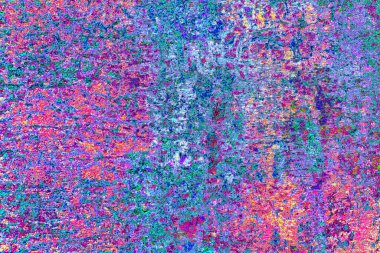 Çizik ve çatlaklarla metal doku