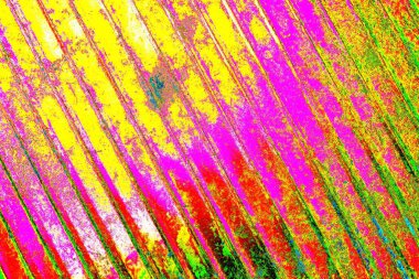 Çizik ve çatlaklarla metal doku