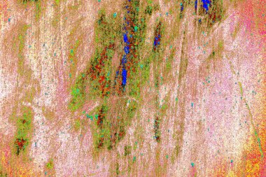 Çizik ve çatlaklarla metal doku