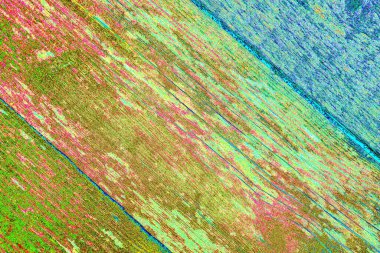 Mavi renklerin soyut suluboya paleti, karışık renk, arkaplan, vektör illüstrasyonu, bir renk karışımı