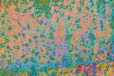 Çizik ve çatlaklarla metal doku