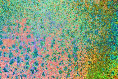 Çizik ve çatlaklarla metal doku