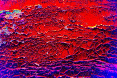 Duvar dokusu arkaplanı eski boyayla soyulmuş