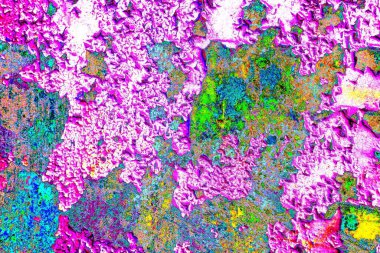 Dökülen boya paslı metal dokusu