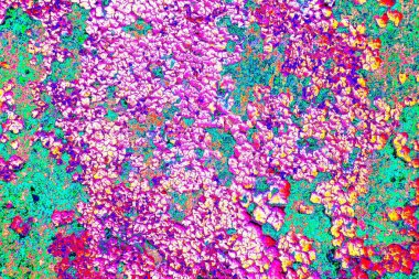 Dökülen boya paslı metal dokusu