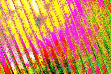 Çizik ve çatlaklarla metal doku