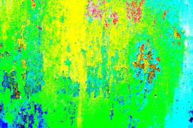 Çizik ve çatlaklarla metal doku