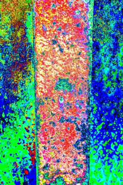 Mavi renklerin soyut suluboya paleti, karışık renk, arkaplan, vektör illüstrasyonu, bir renk karışımı