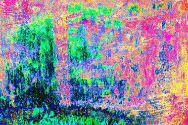 Çizik ve çatlaklarla metal doku