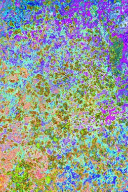 Dökülen boya paslı metal dokusu