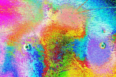 Çizik ve çatlaklarla metal doku