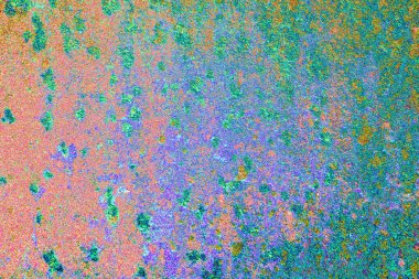 Çizik ve çatlaklarla metal doku