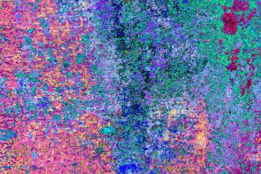 Çizik ve çatlaklarla metal doku