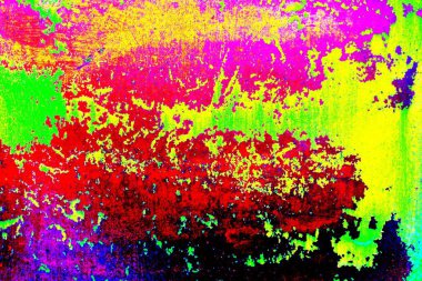 Çizik ve çatlaklarla metal doku