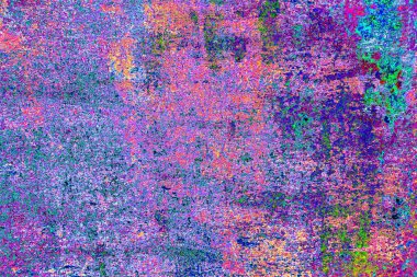 Çizik ve çatlaklarla metal doku