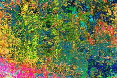 Karışık renklerin soyut suluboya paleti, renk karışımı, duvar kağıdını kopyala, soyut renkli doku arkaplanı