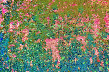 Karışık renklerin soyut suluboya paleti, renk karışımı, duvar kağıdını kopyala, soyut renkli doku arkaplanı