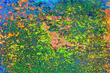 Karışık renklerin soyut suluboya paleti, renk karışımı, duvar kağıdını kopyala, soyut renkli doku arkaplanı