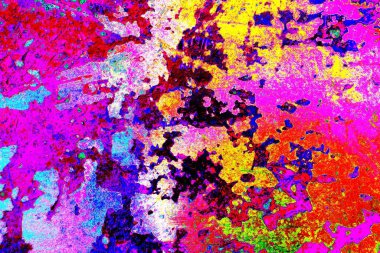 Çizik ve çatlaklarla metal doku