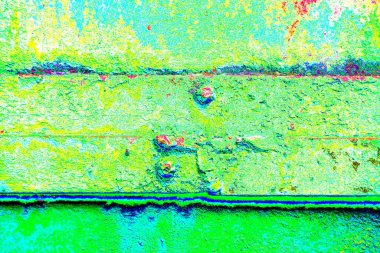 Çizik ve çatlaklarla metal doku