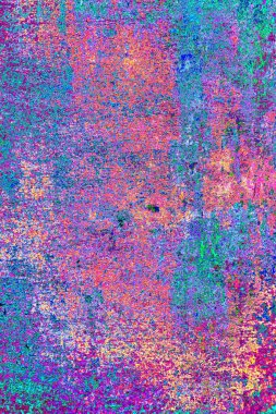 Çizik ve çatlaklarla metal doku