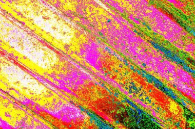 Çizik ve çatlaklarla metal doku