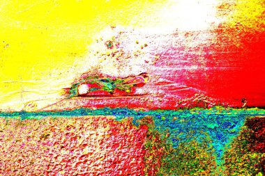 Mavi renklerin soyut suluboya paleti, karışık renk, arkaplan, vektör illüstrasyonu, bir renk karışımı