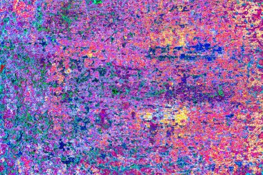 Çizik ve çatlaklarla metal doku