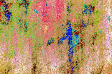 Çizik ve çatlaklarla metal doku