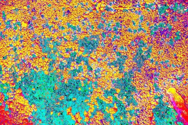 Dökülen boya paslı metal dokusu